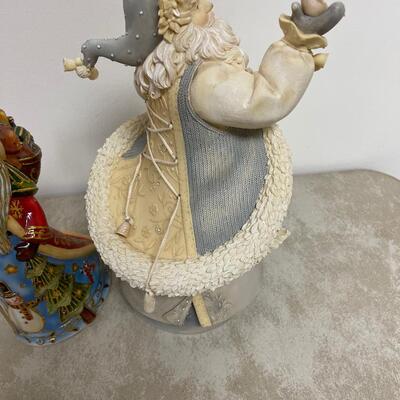 #248B 2 Santa's -  Smaller is a Music Box , 