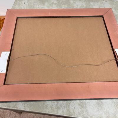 #259 B Framed Print Signed 1 of 50 unable to identify Artist 