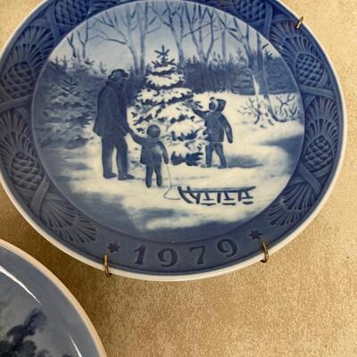 #261 B (4) Royal Copenhagen Plates 