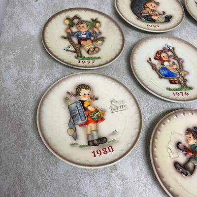 #266 B 8 Hummel Year Plates NO Boxes. 