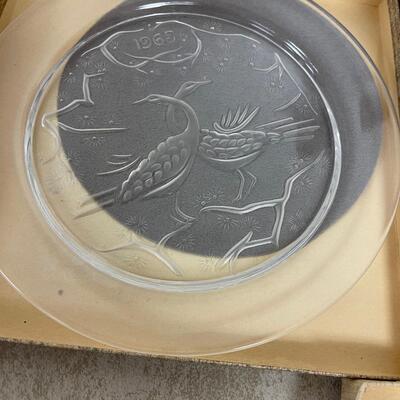 #268B LALIQUE PLATES (3) 