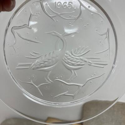 #268B LALIQUE PLATES (3) 