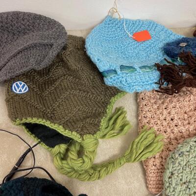 #270 B Crocheted Beanie Collection Group 