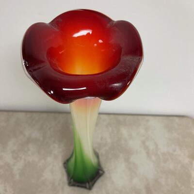 #271 B Hand Blown Glass Vase 