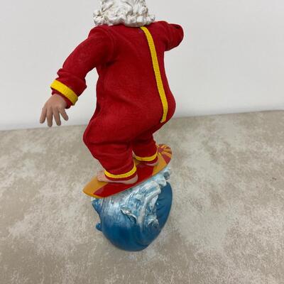 #280 B SURFING SANTA
