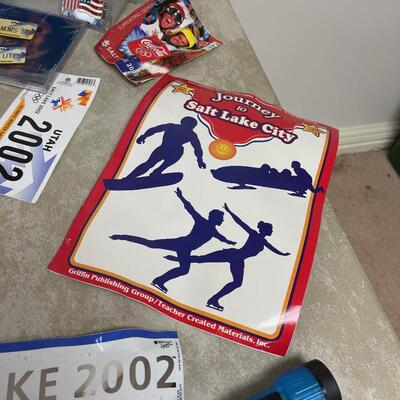 #291 B Various 2002 Olympic Memorabilia 