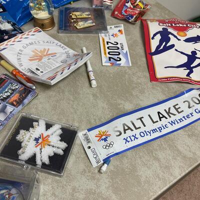 #291 B Various 2002 Olympic Memorabilia 
