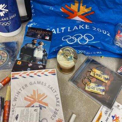 #291 B Various 2002 Olympic Memorabilia 