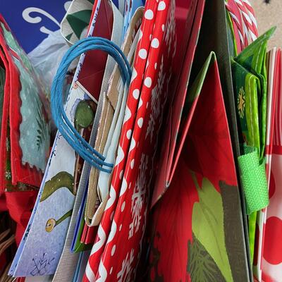 #297 B Christmas Bags in a tote