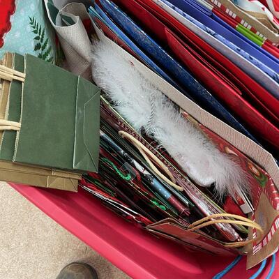#297 B Christmas Bags in a tote