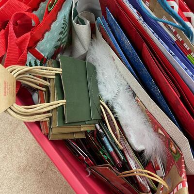 #297 B Christmas Bags in a tote
