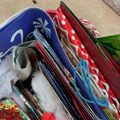 #297 B Christmas Bags in a tote
