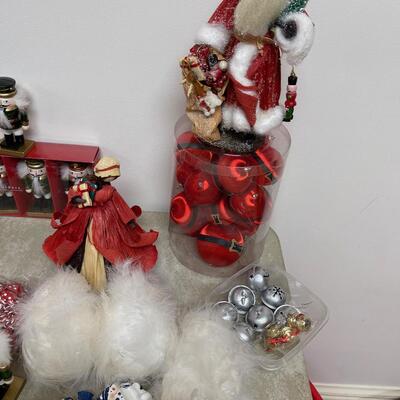 #298 B Christmas Decorations Include Snowy Owl Chicks