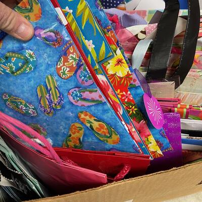 #304 B Various Holiday Gift Bags. 