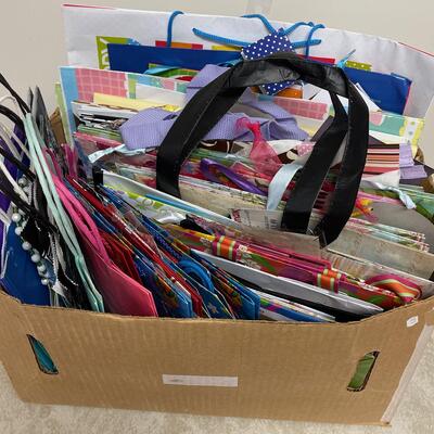 #304 B Various Holiday Gift Bags. 