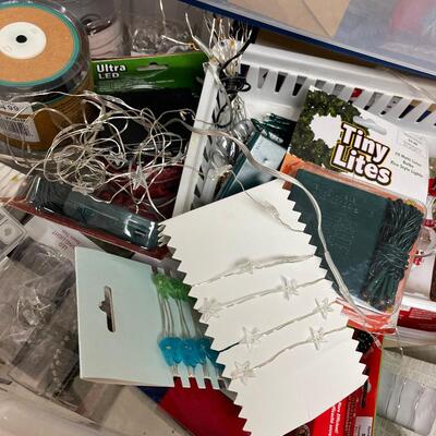 #310 B Doll House and Crafting Diorama  Scenery, Plants and Lighting 