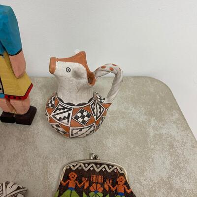 #318 B Native American Kachina, Pottery etc. 