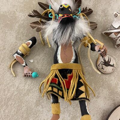 #318 B Native American Kachina, Pottery etc. 