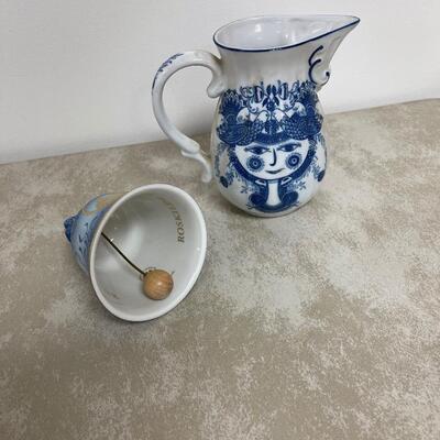 #322 B Delph and Royal Copenhagen  - Blue 