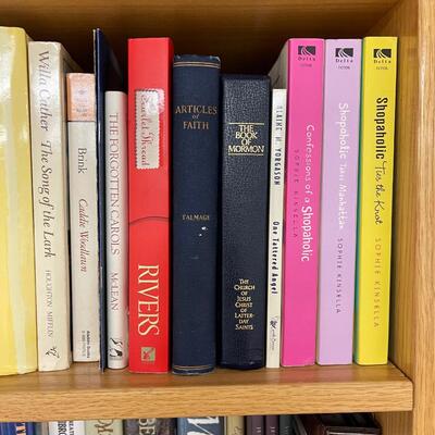 #328 B 3 Shelves of Books Mixed Lot