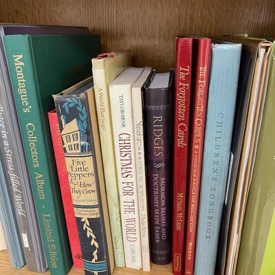 #328 B 3 Shelves of Books Mixed Lot