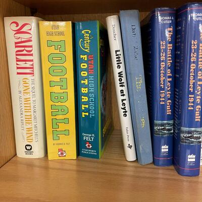 #328 B 3 Shelves of Books Mixed Lot