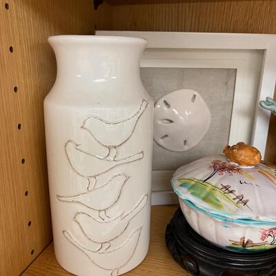 #331 B Shelf of Ceramic Items 