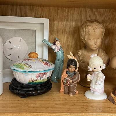#331 B Shelf of Ceramic Items 
