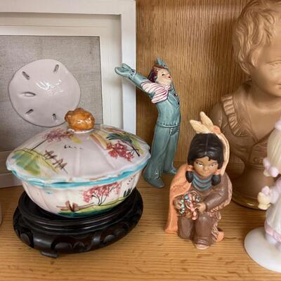 #331 B Shelf of Ceramic Items 
