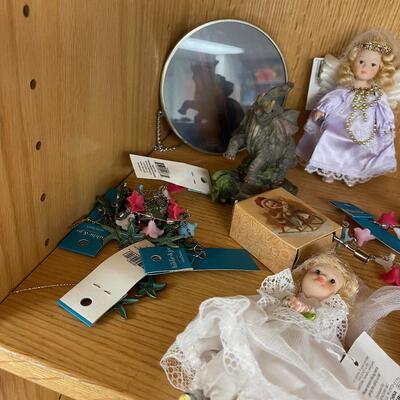 #334 B Whole Shelf of Miniatures,