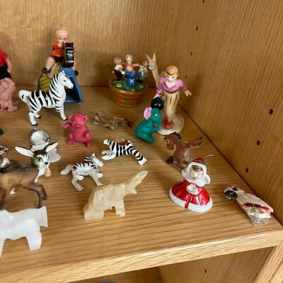 #334 B Whole Shelf of Miniatures,