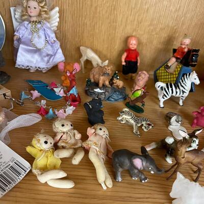 #334 B Whole Shelf of Miniatures,