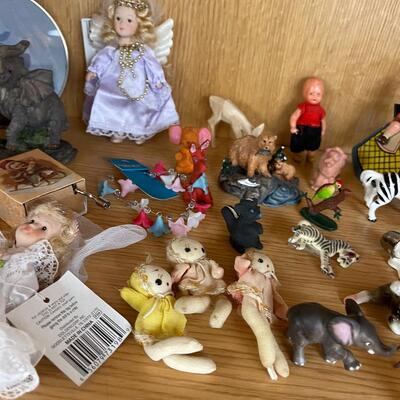 #334 B Whole Shelf of Miniatures,