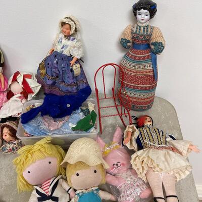 #340B Collection of Dolls from around the World