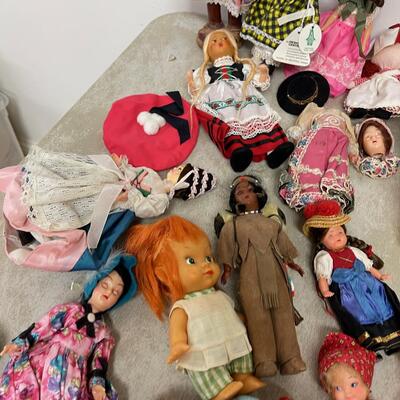 #340B Collection of Dolls from around the World