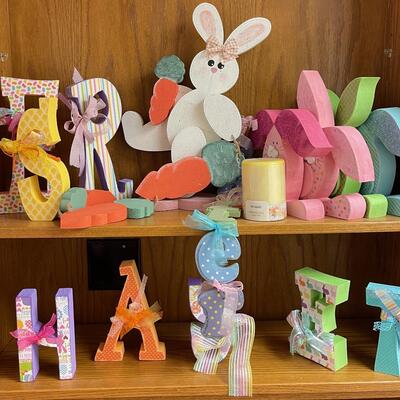 #341B Easter Wood Items - CUTE!!!
