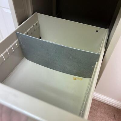 #343 B Four Drawer Metal File Cabinet 
