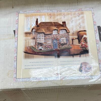 #345 B  The Rose Cottage Doll House Plus Furnishings NEW IN THE BOX  
