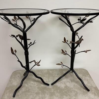 #347 B  (2) BIRD TABLES 
