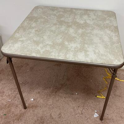 #348 B Samsonite Card Table 