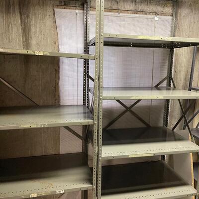 #351 B (4) Heavy Duty Metal Shelve 