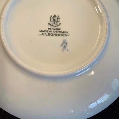 #362 3 Royal Copenhagen Decorative Plates - Blue