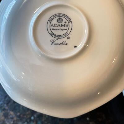 #364 Veruschka Pattern by Adams Partial Set of China, Made in England 