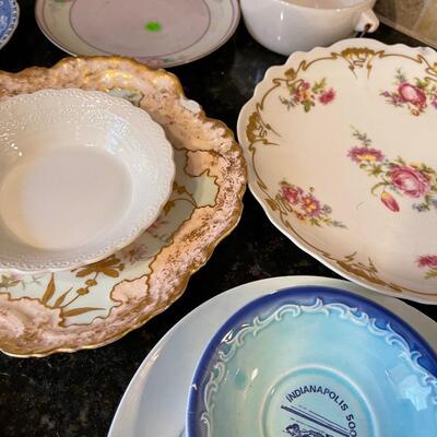 #371 Large Collection of Porcelain China Plates 