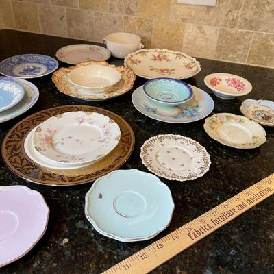 #371 Large Collection of Porcelain China Plates 