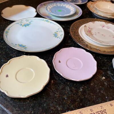 #371 Large Collection of Porcelain China Plates 
