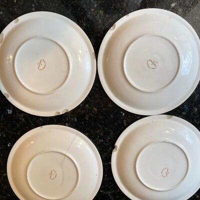 #372  (4) Vernon Kilns Plates 