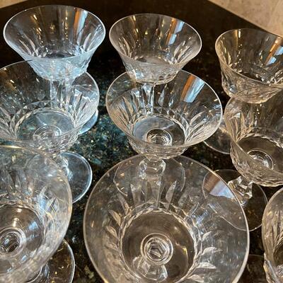 #373 (10) Sherbet Baccarat Crystal Glasses 