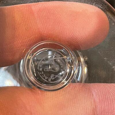 #374 (9) Sherry  Baccarat Crystal Glasses 