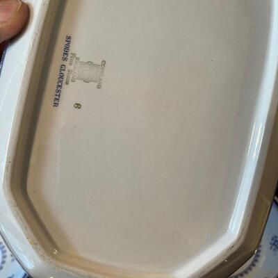 #381 Spode Gloucester Blue Partial Set 